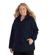 Waterproof Breathable Wind &amp; Rain Jacket-Plus Size Outerwear Clothing-Hangzhou Yelta Import and Export Co.,Ltd-1X-Deep Navy-JunoActive