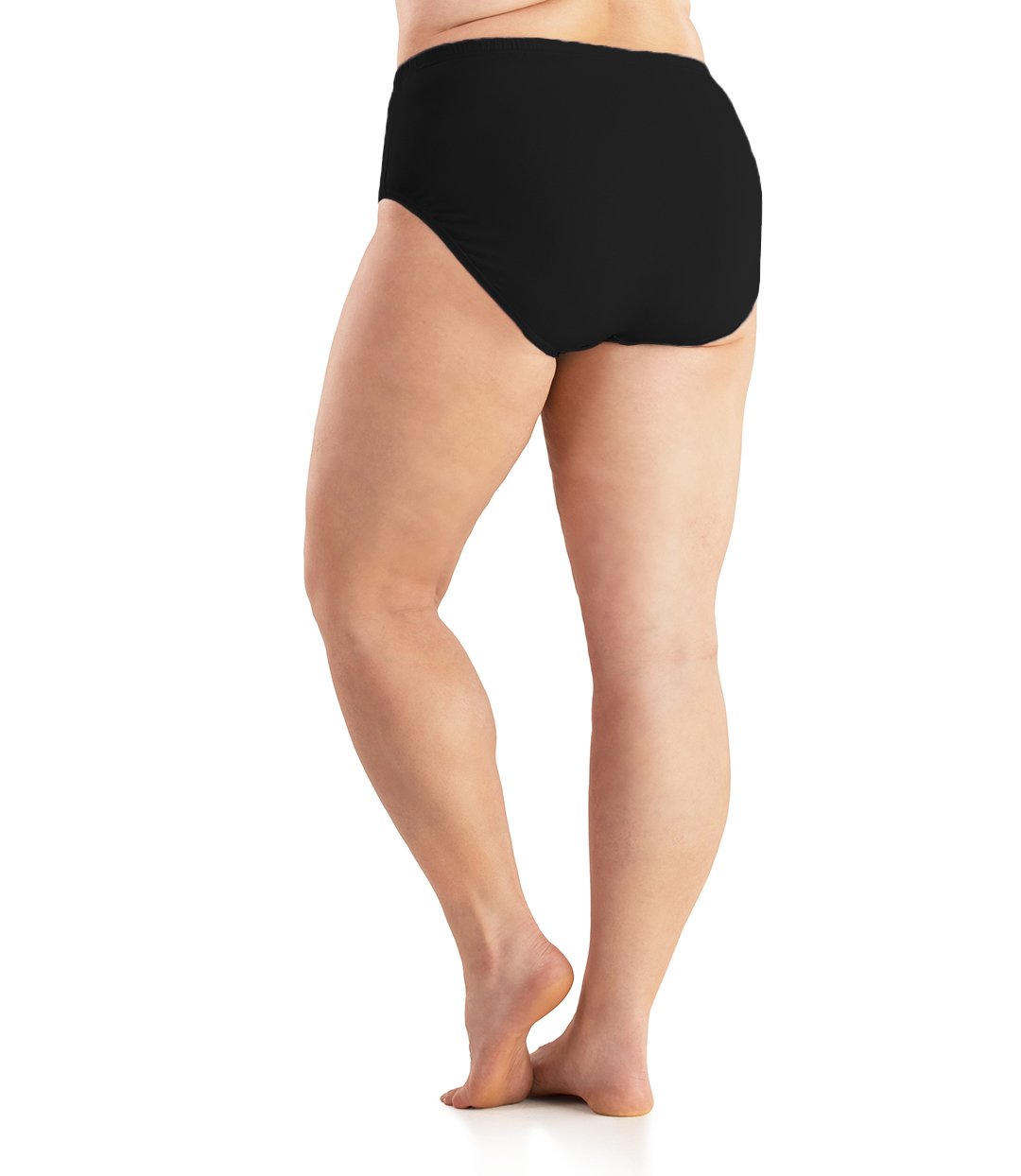 Junowear Cotton Stretch Classic Brief-Intimates Briefs-Hop Wo Trading Co Ltd-1X-BLACK-JunoActive