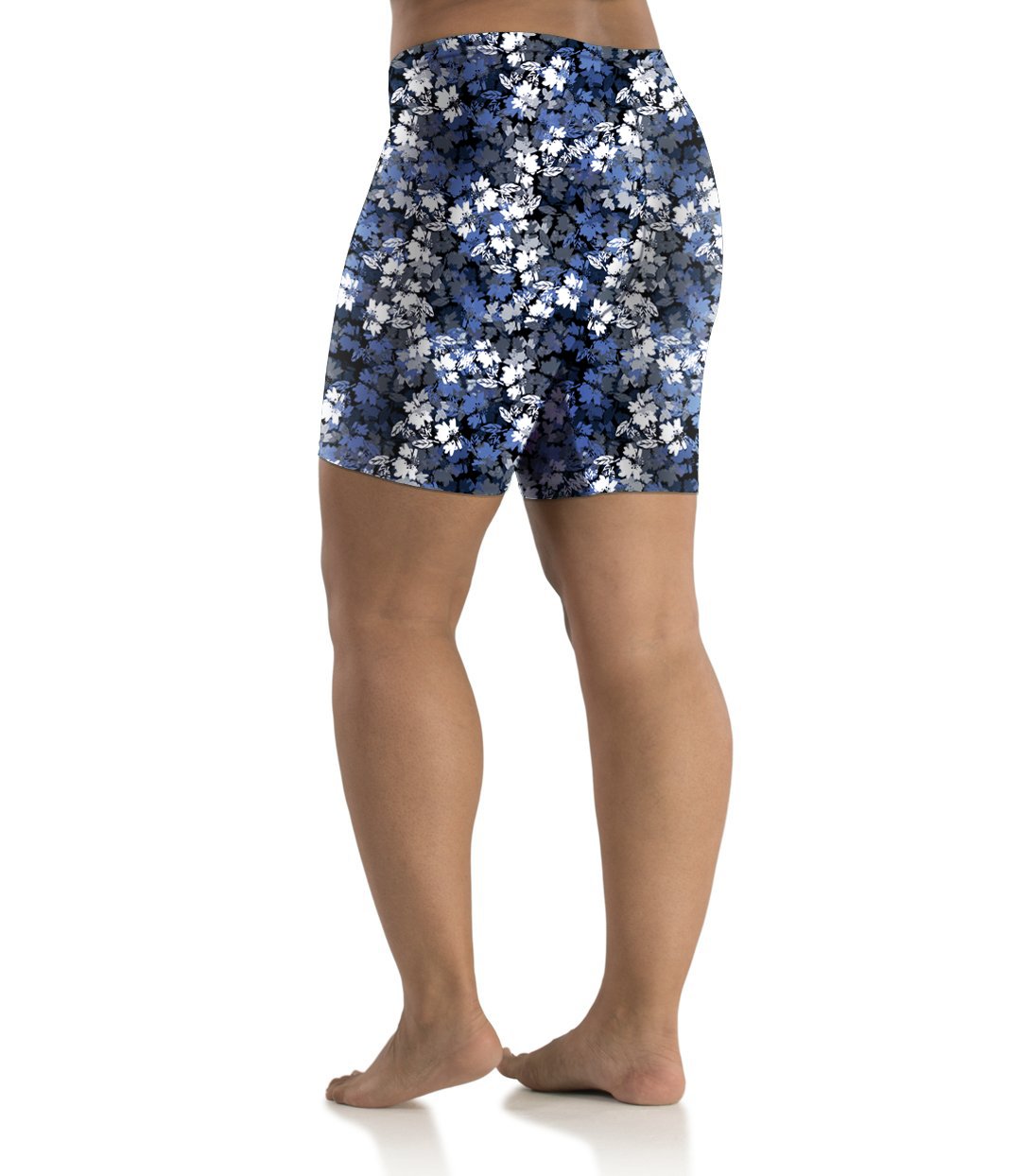 Junowear Hush Boxer Brief Blue Floral Print-Intimates Boxers-Hop Wo Trading Co Ltd-1X-Blue Floral-JunoActive