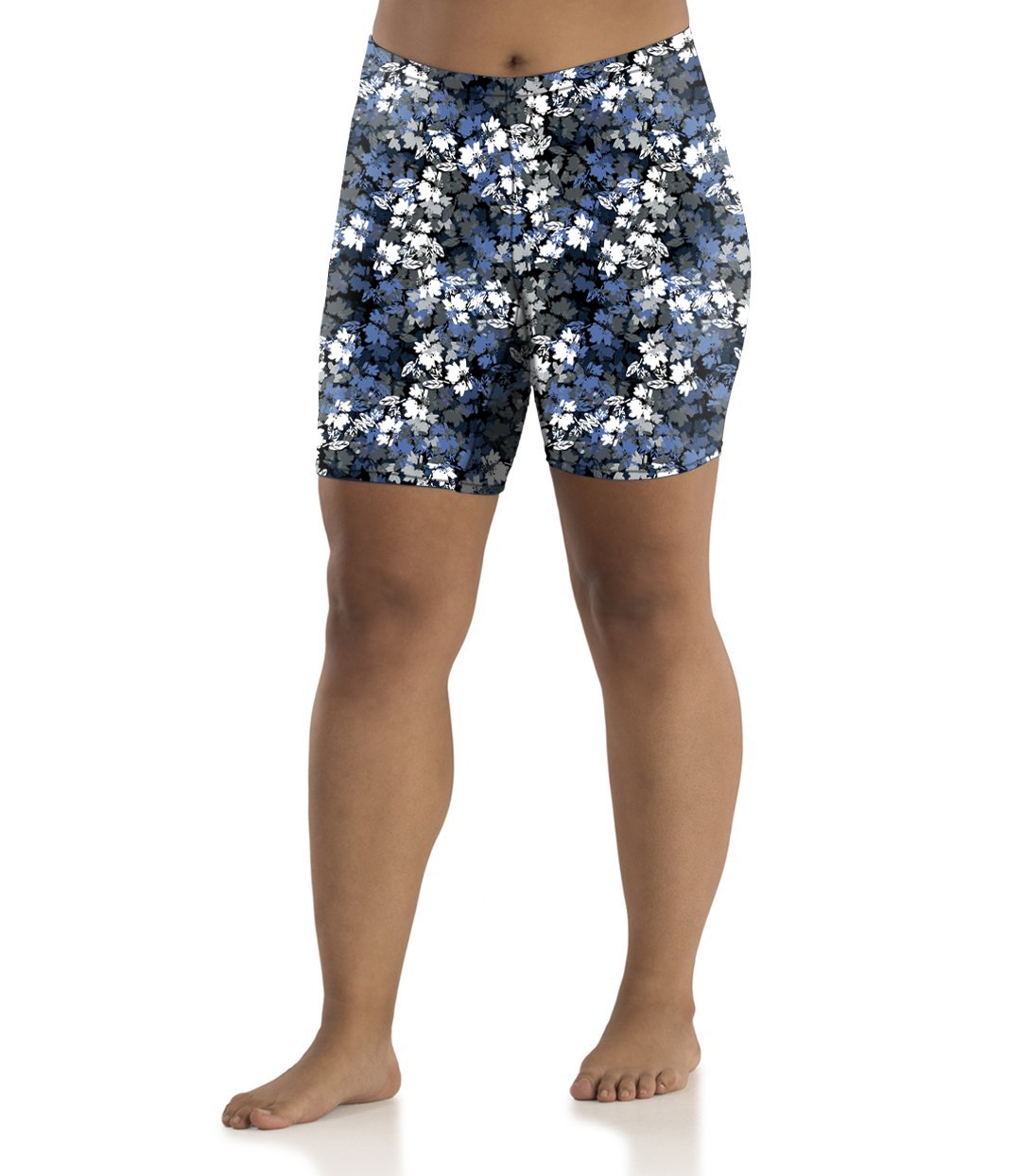 Junowear Hush Boxer Brief Blue Floral Print-Intimates Boxers-Hop Wo Trading Co Ltd-1X-Blue Floral-JunoActive