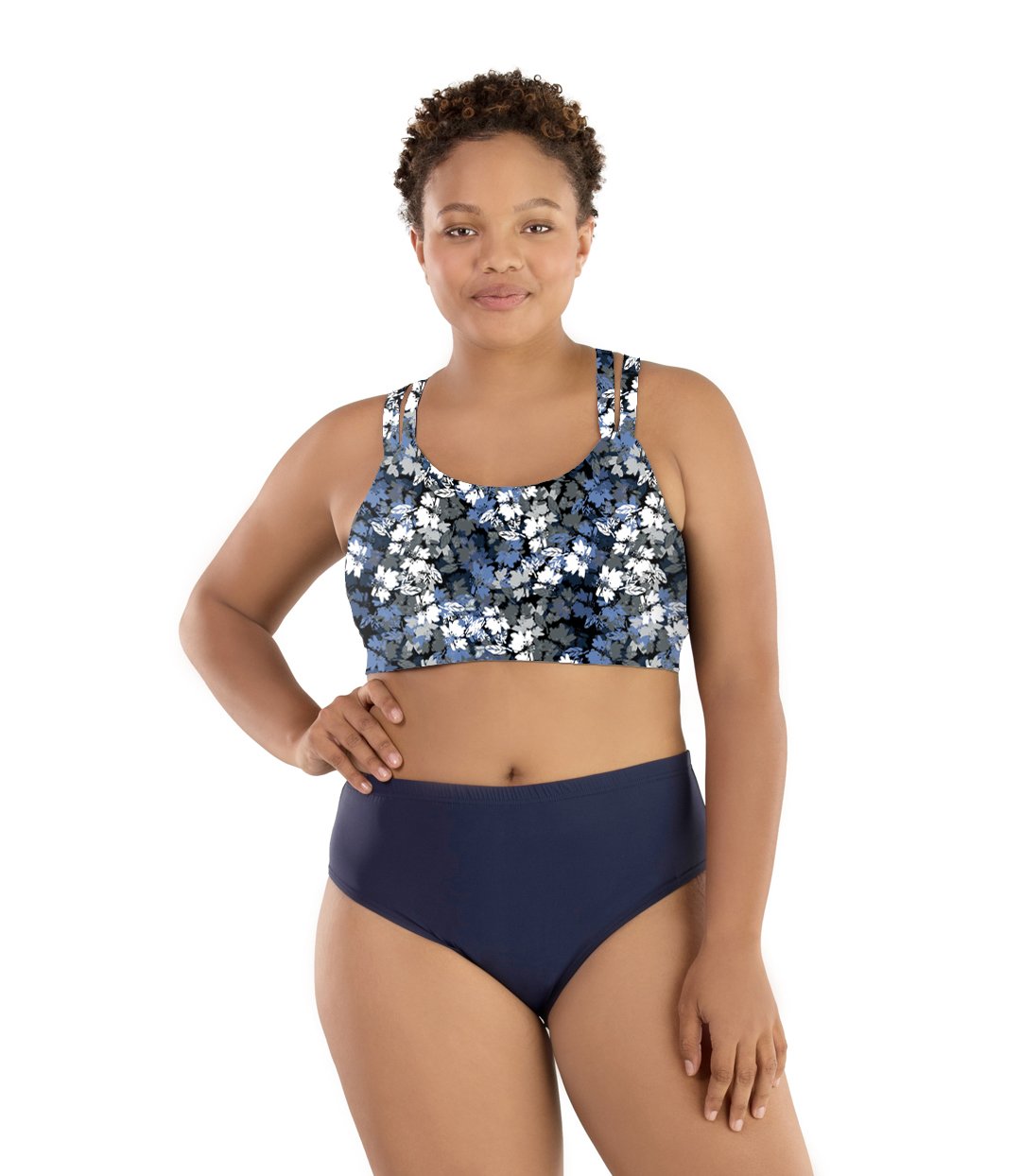 Junowear Hush Bralette Blue Floral Print-Intimates Bras-Hop Wo Trading Co Ltd-XL-Blue Floral-JunoActive