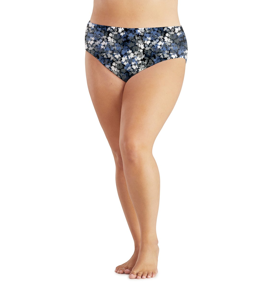 Junowear Hush Midrise Brief Blue Floral Print-Intimates Briefs-Hop Wo Trading Co Ltd-1X-Blue Floral-JunoActive