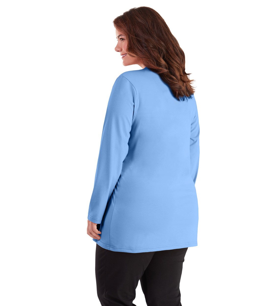 plus size long sleeve yoga top
