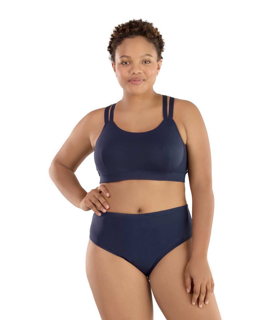 Junowear® Hush Bralette-Plus Size Underwear & Intimates-Hop Wo Trading Co Ltd-XL-NAVYBLUE-JunoActive